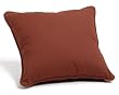 Oxford Garden 15-Inch Square Throw Pillow, Canvas Henna