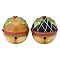 Ribbons and Bells 3-D Salt and Pepper Shakers