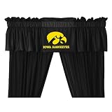 Iowa Hawkeyes NCAA Locker Room Collection Valance (88x14)