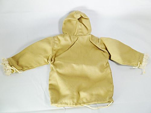 1/6 Scale Action Figure Accessory Army Wind / Rain Jacket Fur Edge Sand Yellow Color Fit for 12" Figure