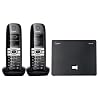 Gigaset - C610 IP Duo - T�l�phone VoiP sans fil avec Eco DECT - combin� suppl�mentaire - Noir