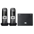 Gigaset - C610 IP Duo - T�l�phone VoiP sans fil avec Eco DECT - combin� suppl�mentaire - Noir