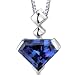 Superman Cut 6.25 carats Alexandrite Sterling Silver Rhodium Finish Pendant with 18 inch Silver Necklace image 2