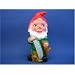 Gartenfigur Zwerge mit S�ge H 20 cm