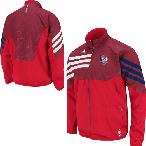 Adidas New Jersey Nets On-Court Warmup Jacket Xx Large