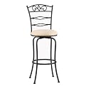 Aurora Swivel Counter Stool - Black