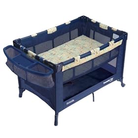 Kolcraft Travelin' Tot 2-in-1 Travel Playard, Jungle Gym