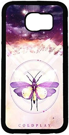 Dreamlike Purple Butterfly Design Britpop/Alternative Rock Band Coldplay Phone Case Coldplay New Fashional Cover Shell for Samsung Galaxy S6