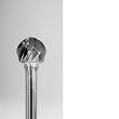 CARBIDE BUR GROBET MADE IN U.S.A. BALL 3/8X5/16X1/4 ALUMINUM CUT