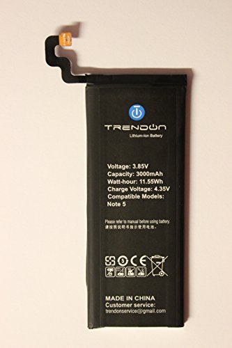 TrendON replacement battery for Samsung Galaxy Note 5 (Battery ) TrendON replacement battery for Samsung Galaxy Note 5 (Battery )