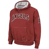 MLB Mens Los Angeles Angels of Anaheim  Classic Experience (BRICK RED, Small)