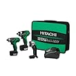 Hitachi KC10DAL 10.8-Volt Cordless 3-Tool Combo Kit
