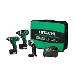 Hitachi KC10DAL 10.8-Volt Cordless 3-Tool Combo Kit