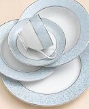 Mikasa Parchment Blue Covered Casserole