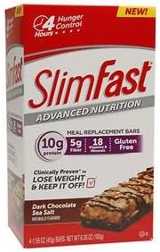 Advanced Nutrition 10g Protein Meal Replacement Bar, Dark Chocolate Sea Salt Nut, 4 pk 1.59 oz(pack of 3)