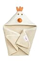 3 Sprouts Chico Organic Hooded Towel - Chicken Cream