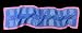 Rectangular Scarf 55" X 15" Colonial Buildings in Blue