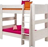 Steens 29061513 Etagenbett SFK 164 x 206 x 114 cm Kiefer massive, white wash