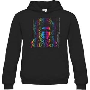 Buy Acid Rocks Unisex Hooded Sweatshirt (Gold, Silver, Pink, Blue, and Rainbow Foil) by Solid Gold Bomb