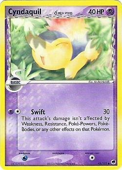 Pokemon - Cyndaquil δ (45) - EX Dragon Frontiers