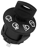 Ignition Switch With Key, Replaces AYP 175566, 163968, MTD 925-1741, Murray 94762, John Deere GY20074