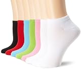 K. Bell Socks Womens 12-Pack No Show Sporty Casual Socks
