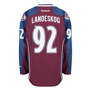 Gabriel Landeskog Colorado Avalanche Reebok Premier Replica Home NHL Hockey Jersey Size XL