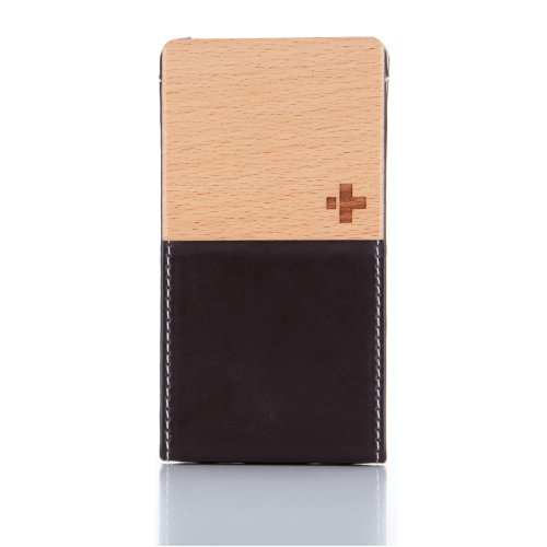 Simplism iPhone 4用バーチカルフリップスタイルレザーケース(チョコレートブラック) TR-VFIP4-CB