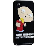 Family Guy FG1-02 Hard Case for iPhone 4 & 4S - 1 Pack - Retail Packaging - Deuce