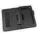 Evecase SlimBook Leather HandStrap Folio Stand Case Cover for HP Slate 7 (2800) - 7'' Android Tablet - Black