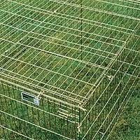 48H x 24 3 Panel GoGo Black Epoxy Exercise Pen Top