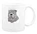 Mug with bulldog, face, pet, dog