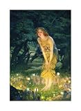 Arthur Hughes - Feen, Versammlung Am Sommerabend III Poster Kunstdruck (80 x 60cm)