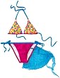 Sweet Lola Girls 2-6x Sprinkles 3 Piece Bikini Set