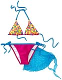 Sweet Lola Girls 2-6x Sprinkles 3 Piece Bikini Set