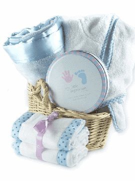 The Sweet Baby Gift Basket – Regular or Deluxe (Regular, Baby Girl – Pink)