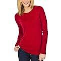Mossimo&reg; Black: Crewneck Ultrasoft Sweater - Deep Love