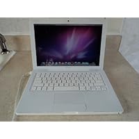 Apple MacBook 13' White Intel Core 2 Duo T7200, 2.0 GHZ, 1GB, 160 Gb Hard Drive, DVD Burner, Wi-fi, Camera, Mac Os 10.6 Snow Leopard and Ilife