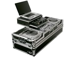 Odyssey FZGS19CDJW Flight Zone Glide Style Ata Dj Coffin With Wheels For A 19 Mixer And Two Large Format Cd Players