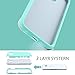 S6 Case, LK [Combo Armor] Hard PC Cover with Soft Silicone Case Hybrid Defender Shockproof Protective Case for Samsung Galaxy S6 [Mint / Grey]