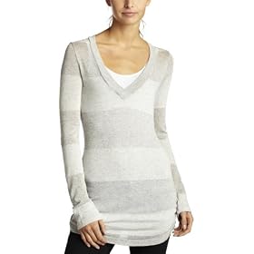 Splendid Women's Lurex Rugby Loose Knit Top