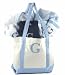Overstuffed Tote Gift Set for Baby Boy - Personalized