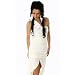 Exklusives Abendkleid Brautkleid gerafft Weiss 4925
