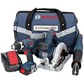 Factory-Reconditioned Bosch CLPK30-180-RT 18V Cordless Lithium-Ion 3-Tool Combo Kit