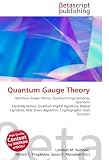 Quantum Gauge Theory: Quantum Gauge Theory, Quantum Fingerprinting, Quantum Electrodynamics, Quantum Digital Signature, Digital Signature, RSA, Shor's Algorithm, Cryptographic Hash Function