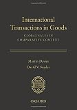 International transactions in goods : global sales in comparative context