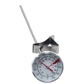 Grunwerg Stainless Steel Milk Frothing Thermometer