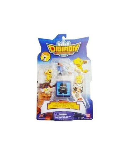 DIGIMON Digital Monsters- 1.5 Collectible Figures- Agu/Dot-Agu/Data-GeoGray/GaoGa/Kokatori