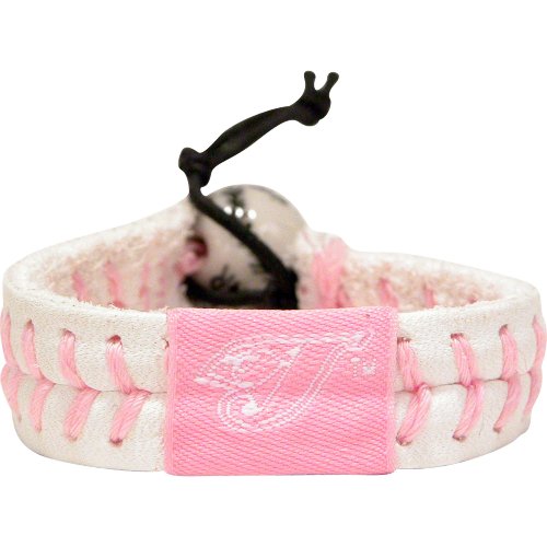 MLB Toronto Blue Jays Pink Baseball Bracelet