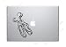 Ballerina Shoes Ballet Slippers Vinyl Decal Sticker for Computers, Walls, Cars, Laptops, Apple Macbooks